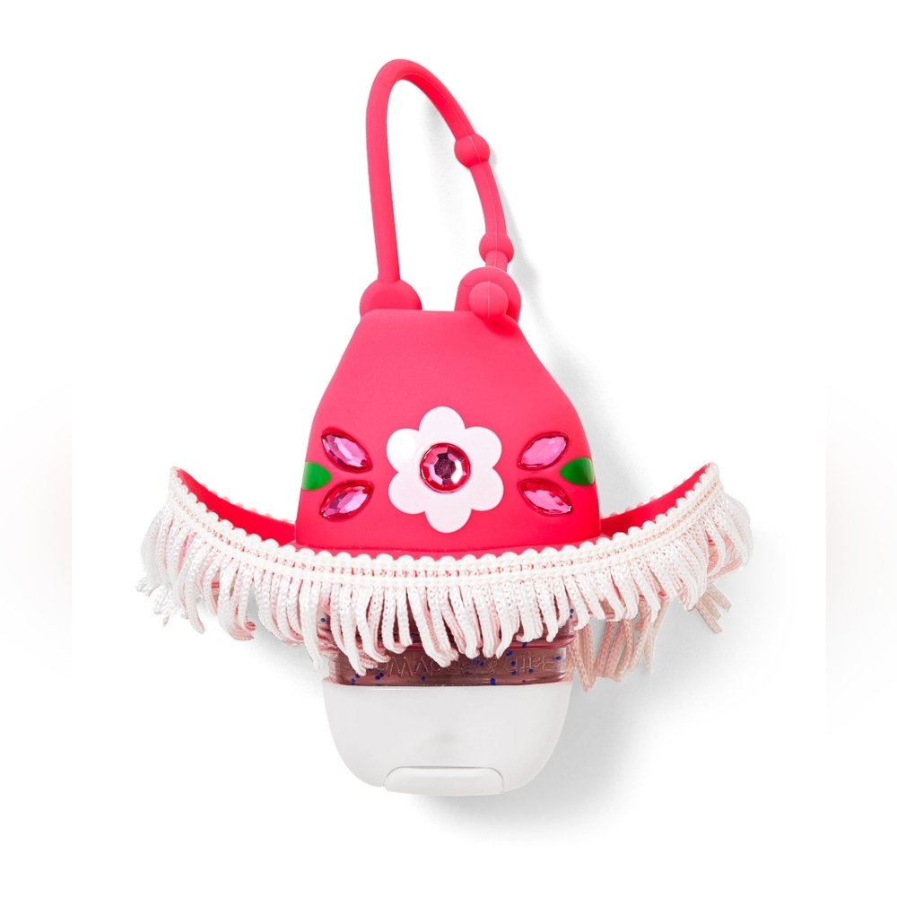 Bath & body works pink cowboy hat pocketbac holder